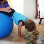Prone on Therapy Ball