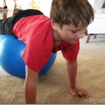 Prone on Therapy Ball