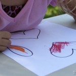 Coloring and Cutting Shapes for a Picture