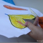 Coloring and Cutting Shapes for a Picture