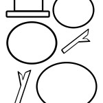Scissor Cutting: Snow Man Template
