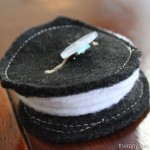 Practice Buttoning with Felt Oreo Cookies