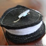 Practice Buttoning with Felt Oreo Cookies