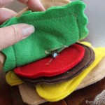 Practice Buttoning with Felt Sandwich