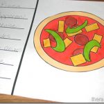 Scissor Cutting Shapes: Pizza