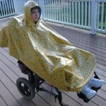 Wheelchair rain poncho