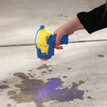 Using Sidewalk Chalk and Squirt Guns for Fine Motor