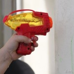 Using Sidewalk Chalk and Squirt Guns for Fine Motor