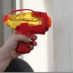 Using Sidewalk Chalk and Squirt Guns for Fine Motor
