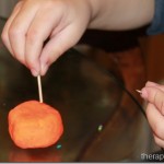 Play Doh Cake With Candles for Fine Motor