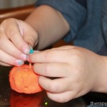 Play Doh Cake With Candles for Fine Motor