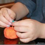 Play Doh Cake With Candles for Fine Motor