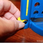 My new favorite fine motor toy: connect 4 on the run