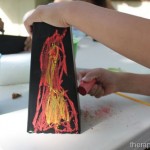 Putting out the chalk fire