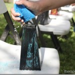 Putting out the chalk fire