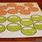 Paper folded flowers