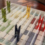 Making the clothespin game board