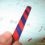 Make word spacers out of popsicle sticks