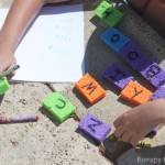 Pool Writing Using Sponges