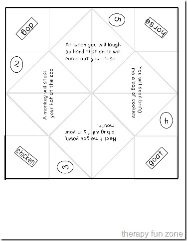 cootie catcher sample copy cootie catcher sample copy