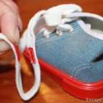 Practicing Tying Shoes with Loopers Laces