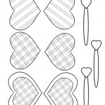 Making heart butterflies
