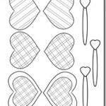 Making heart butterflies