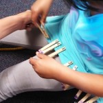 Simple matching with clothespins