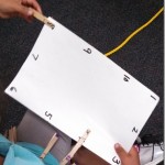 Simple matching with clothespins